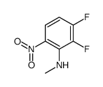 2,3-difluoro-N-methyl-6-nitroaniline结构式