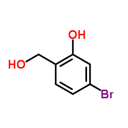 5-溴-2-羟甲基苯酚结构式