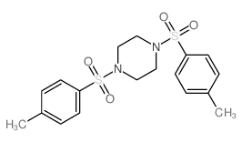 1,4-二甲苯磺酰哌嗪结构式