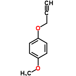 1-Methoxy-4-(2-propyn-1-yloxy)benzene结构式