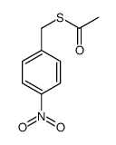 S-[(4-nitrophenyl)methyl] ethanethioate结构式