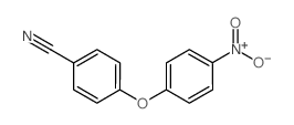 4-(4-硝基苯氧基)苯甲腈结构式
