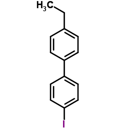 4-乙基-4-碘代联苯结构式