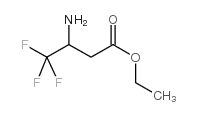 3-氨基-4,4,4-三氟丁酸乙酯结构式