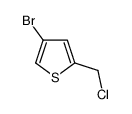 4-溴-2-(氯甲基)噻吩结构式