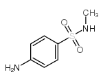4-氨基-N-甲基苯磺酰胺结构式