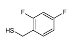 Benzenemethanethiol, 2,4-difluoro- (9CI)结构式