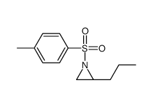 (2S)-1-(4-methylphenyl)sulfonyl-2-propylaziridine结构式