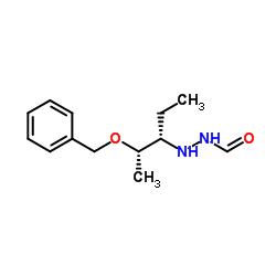 2-[(1S,2S)-1-乙基-2-苄氧基丙基]肼甲醛结构式