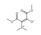 (Z)-3-(dimethylsulfonio)-1,4-dimethoxy-1,4-dioxobut-2-en-2-olate结构式