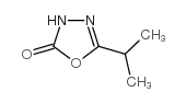 5-(1-甲基乙基)-1,3,4-噁二唑-3(2h)-酮结构式