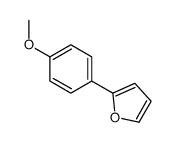 (8CI)-2-(p-甲氧基苯基)-呋喃结构式