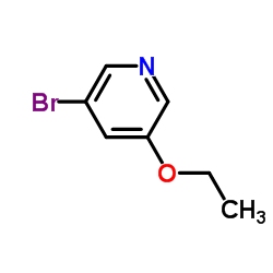 5-溴-3-乙氧基吡啶结构式