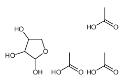 acetic acid,oxolane-2,3,4-triol结构式