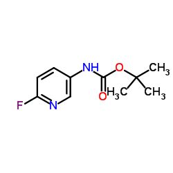 N-Boc-5-氨基-2-氟吡啶结构式