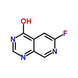 6-氟吡啶并[3.4-D]嘧啶-4-酚结构式