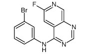 N-(3-Bromophenyl)-6-fluoropyrido[3,4-d]pyrimidin-4-amine结构式