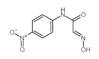 2-羟基亚氨基-N-(4-硝基苯基)-乙酰胺结构式