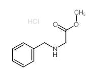 2-(苄基氨基)乙酸甲酯结构式