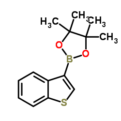 苯并[b]噻吩-3-硼酸频哪酯结构式