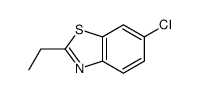 BENZOTHIAZOLE, 6-CHLORO-2-ETHYL-结构式