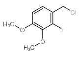 2-氟-3,4-二甲氧基苄氯结构式