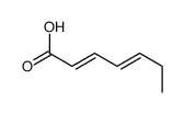 hepta-2,4-dienoic acid结构式