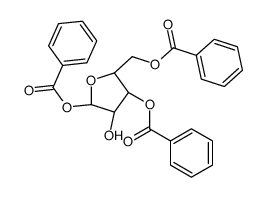 1,3,5-三苯甲酰基-α-L-呋喃核糖结构式