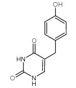5-(P-羟基苄基)-尿嘧啶结构式