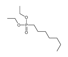 1-diethoxyphosphorylheptane结构式