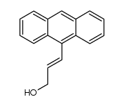(E)-3-(anthracen-9-yl)prop-2-en-1-ol结构式