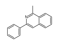 1-methyl-3-phenylisoquinoline结构式