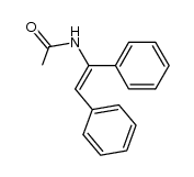 N-acetyl-1,3-diphenylpropenamine结构式