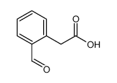 Benzeneacetic acid, 2-formyl-结构式
