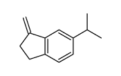 (9ci)-2,3-二氢-1-亚甲基-6-(1-甲基乙基)-1H-茚结构式