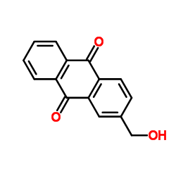 2-羟甲基蒽醌结构式
