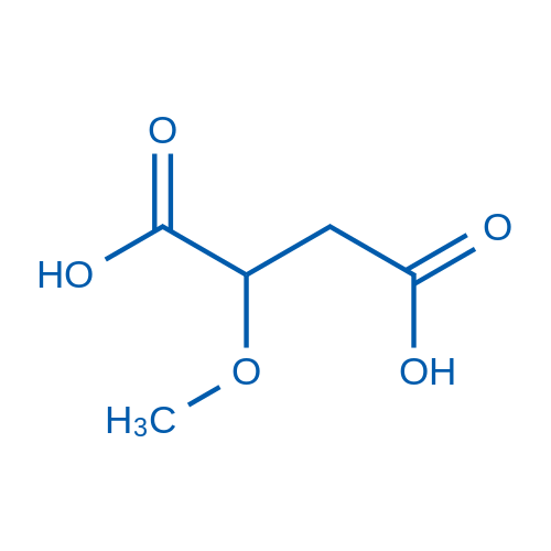 2-methoxybutanedioic acid结构式