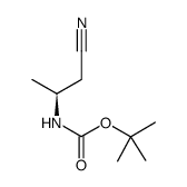 3-N-boc-(s)-氨基丁腈结构式