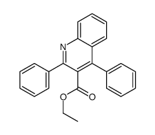 Ethyl 2,4-diphenyl-3-quinolinecarboxylate结构式