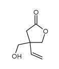 (±)-4-hydroxymethyl-4-vinyl-dihydro-furan-2-one结构式
