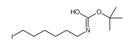 TERT-BUTYL 6-IODOHEXYLCARBAMATE结构式
