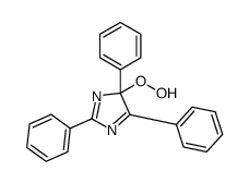 4-hydroperoxy-2,4,5-triphenylimidazole结构式