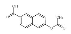 6-乙酰基-2-萘甲酸结构式