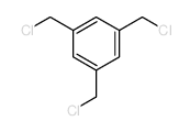 Benzene,1,3,5-tris(chloromethyl)-结构式