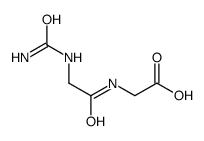 2-[[2-(carbamoylamino)acetyl]amino]acetic acid结构式