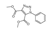 Dimethyl 1-phenyl-1H-1,2,3-triazole-4,5-dicarboxylate结构式