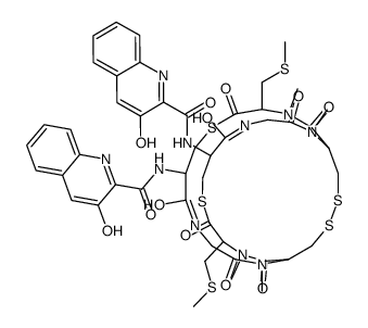 Thiocoraline结构式