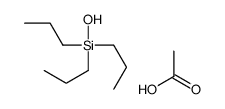 acetic acid,hydroxy(tripropyl)silane结构式