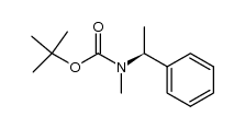 (S)-N-BOC-N-methyl-1-phenylethylamine结构式