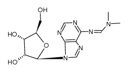 N6-(N,N'-Dimethylaminomethylene)adenosine结构式